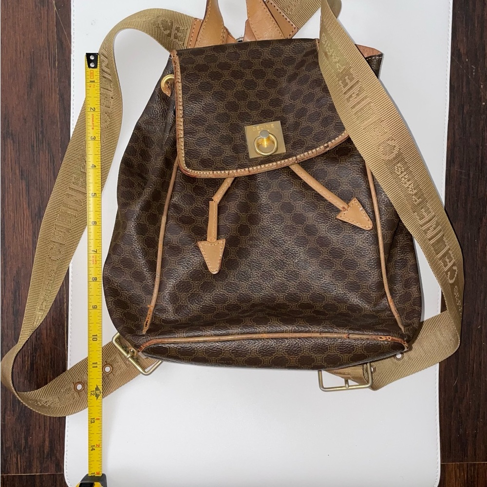 Authentic Celine Backpack -Style Brown Monogram B… - image 1
